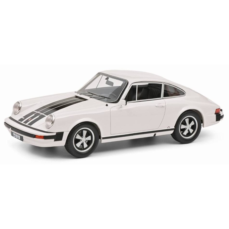 SCALE MODEL COMPATIBLE WITH PORSCHE 911 COUPE' WHITE "PRO RESIN" 1:18 SCHUCO SH450048600