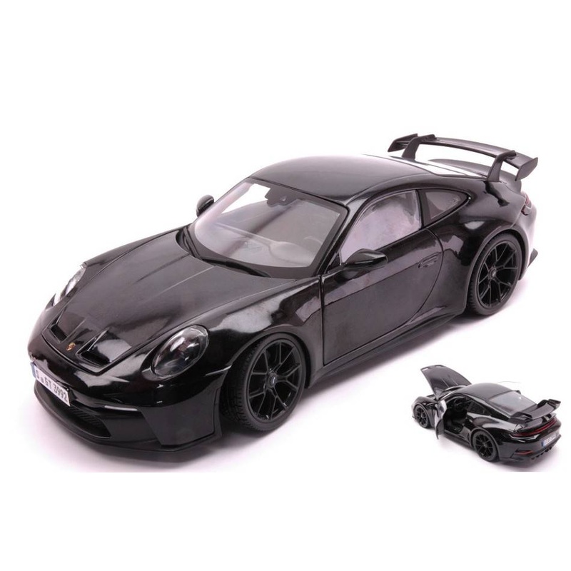 SCALE MODEL COMPATIBLE WITH PORSCHE 911 GT3 2022 BLACK 1:18 MAISTO MI36458Z