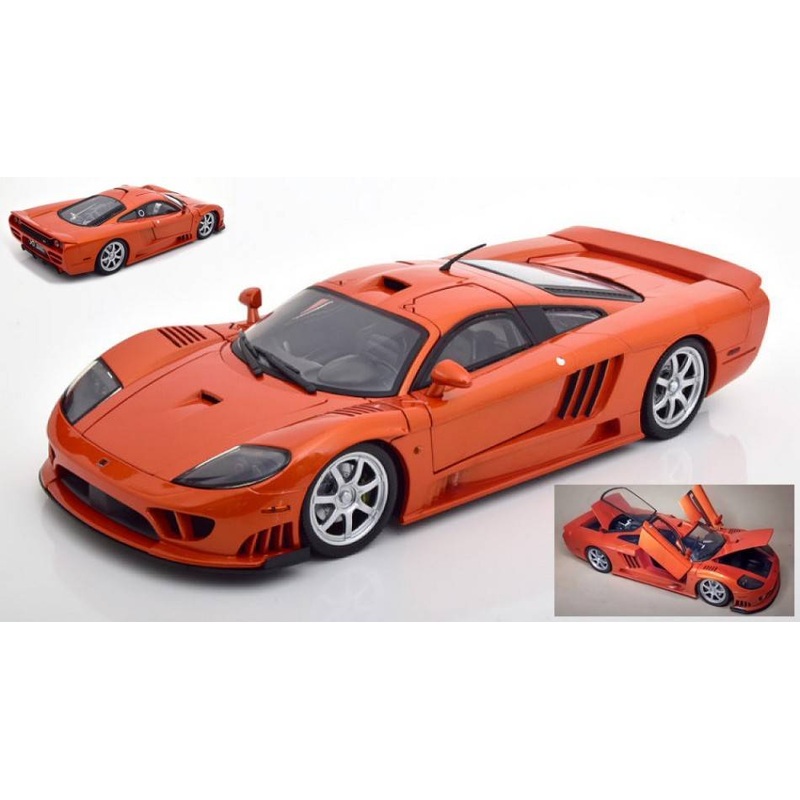 SCALE MODEL COMPATIBLE WITH SALLEN S7 TWIN TURBO ORANGE 1:12 MOTORMAX MTM73005OR