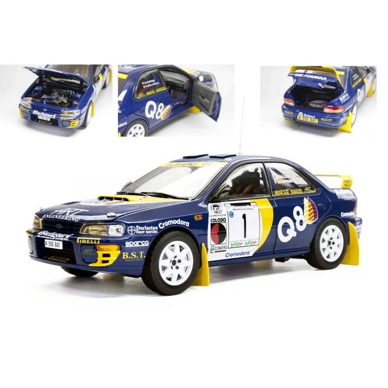 SCALE MODEL COMPATIBLE WITH SUBARU IMPREZA 555 N.1 WINNER RALLY PIANCAVALLO 1998 DALLAVILLA-FAPPANI SUNSTAR SS5514