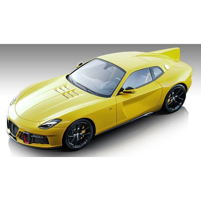 SCALE MODEL COMPATIBLE WITH TOURING SUPERLEGGERA AERO3 2022 MODENA YELLOW 1:18 TECNOMODEL TMD18270F