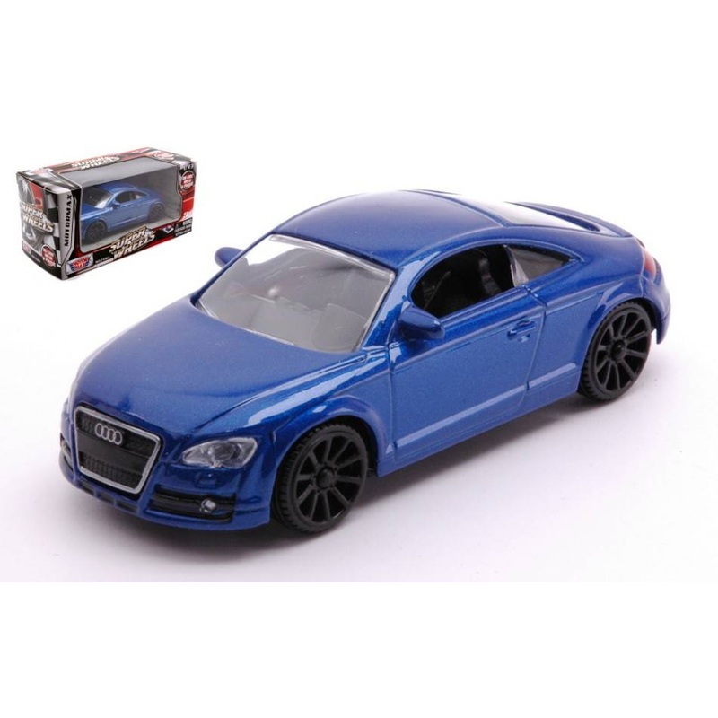 SCALE MODEL COMPATIBLE WITH AUDI TT 2007 BLUE 1:43 MOTORMAX MTM4068 MODEL