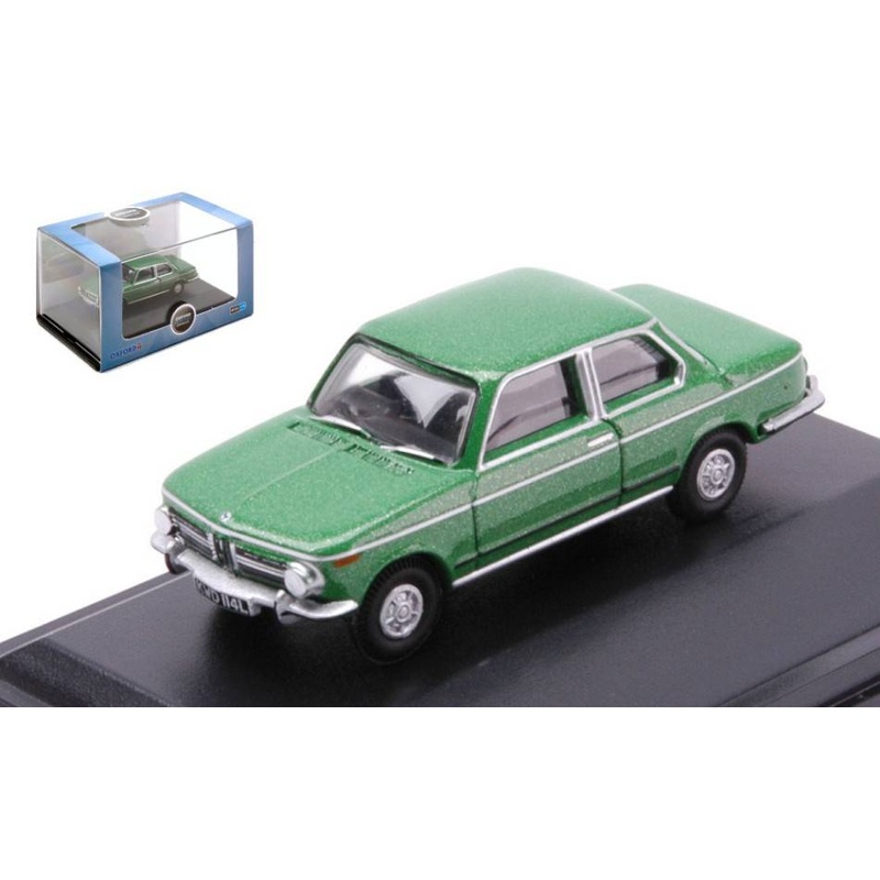 SCALE MODEL COMPATIBLE WITH BMW 2002 GREEN 1:76 OXFORD OXF76BM02003 MODEL