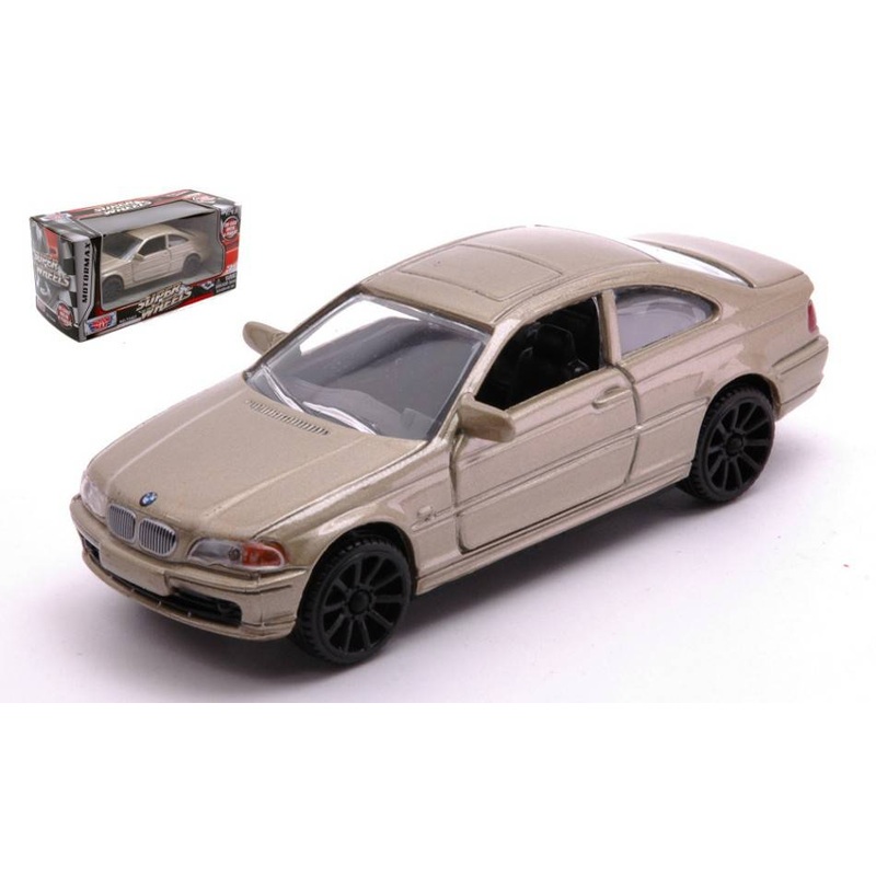 SCALE MODEL COMPATIBLE WITH BMW 328 CI CHAMPAGNE 1:43 MOTORMAX MTM4020