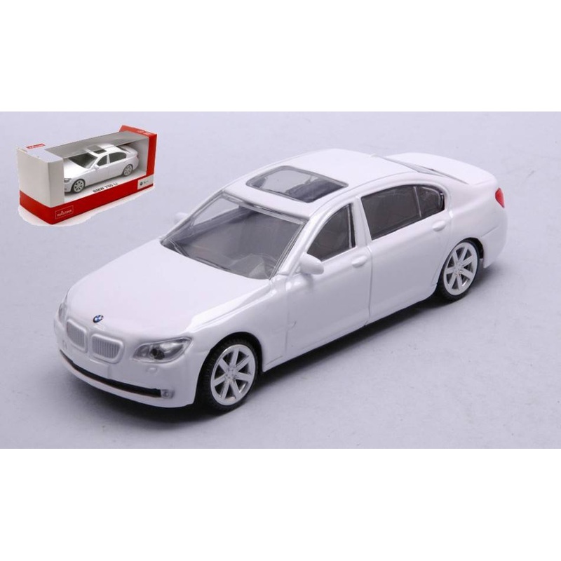 SCALE MODEL COMPATIBLE WITH BMW 750 Li WHITE 1:43 RASTAR RAT37600W MODEL