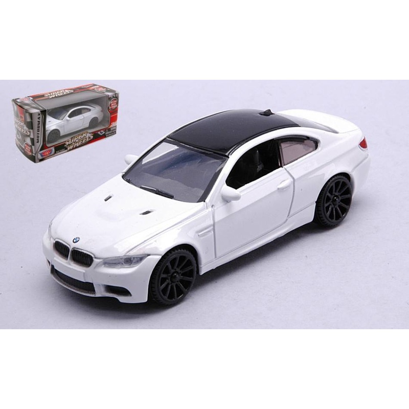 SCALE MODEL COMPATIBLE WITH BMW M3 WHITE 1:43 MOTORMAX MTM4069 DIE CAST