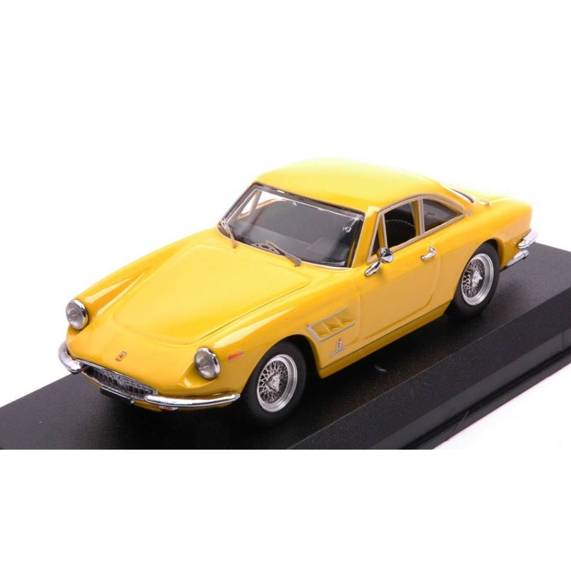 SCALE MODEL COMPATIBLE WITH FERRARI 330 GTC SPOKED WHEELS 1967 YELLOW 1:43 BEST MODEL BT9845