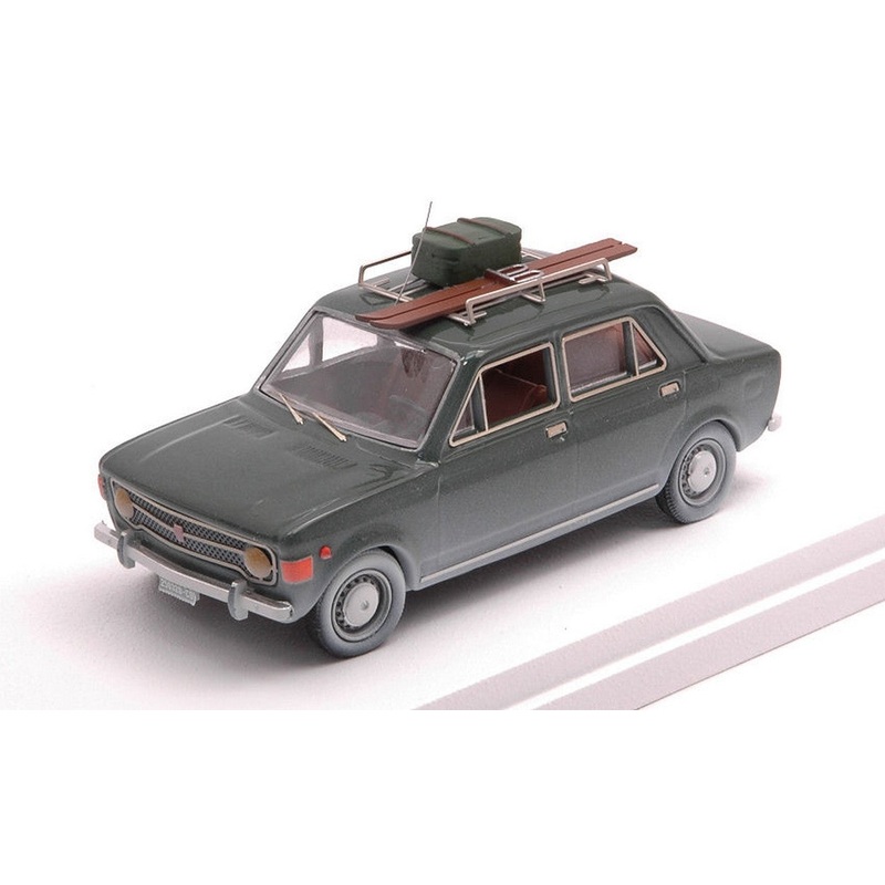 SCALE MODEL COMPATIBLE WITH FIAT 128 4 DOORS 1970 WITH SKIS 1:43 RIO RI4642