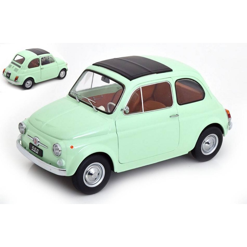 SCALE MODEL COMPATIBLE WITH FIAT 500 F 1968 LIGHTGREEN 1:12 KK SCALE KKDC120036