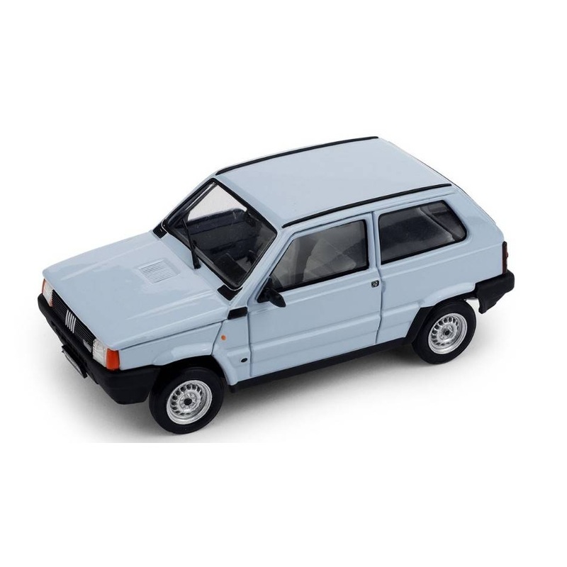 SCALE MODEL COMPATIBLE WITH FIAT PANDA 750L 1986 BLUE 1:43 BRUMM BM0611-04