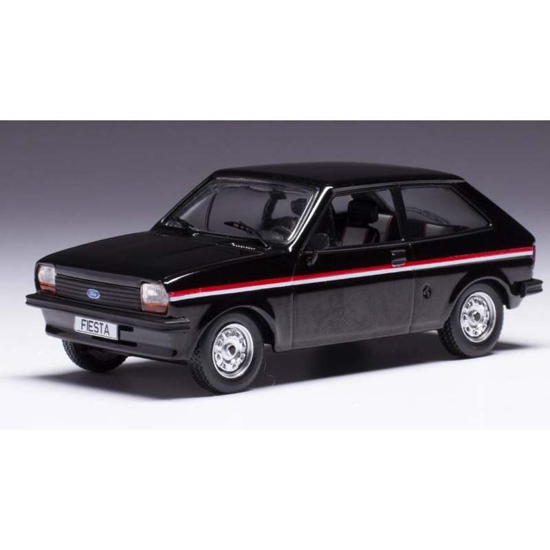 SCALE MODEL COMPATIBLE WITH FORD FIESTA MK I 1978 BLACK 1:43 IXO MODEL CLC519