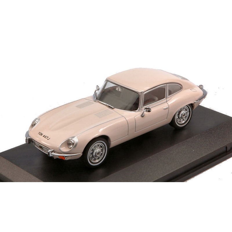 SCALE MODEL COMPATIBLE WITH JAGUAR E-TYPE COUPE' V12 LIGHT BEIGE 1:43 OXFORD OXF43JAGV12006