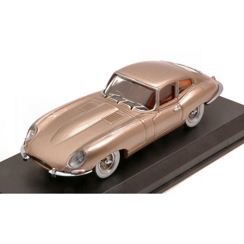 SCALE MODEL COMPATIBLE WITH JAGUAR E TYPE NEW YORK MOTORSHOW 1961 OPALESCENT BRONZE 1:43 BEST MODEL BT9805