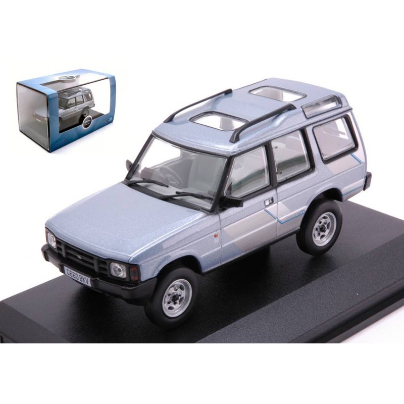 SCALE MODEL COMPATIBLE WITH LAND ROVER DISCOVERY 1MISTRALE METALLIC LIGHT BLUE 1:43 OXFORD OXF43DS1002