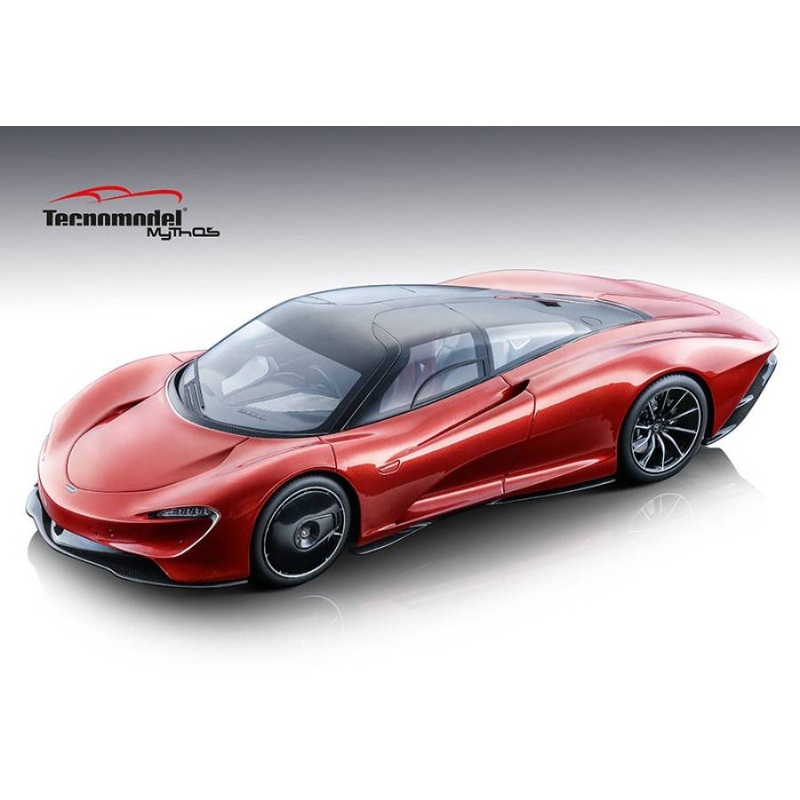 SCALE MODEL COMPATIBLE WITH MC LAren SPEEDTAIL METALLIC RED 1:18 TECNOMODEL TMD18EX08B