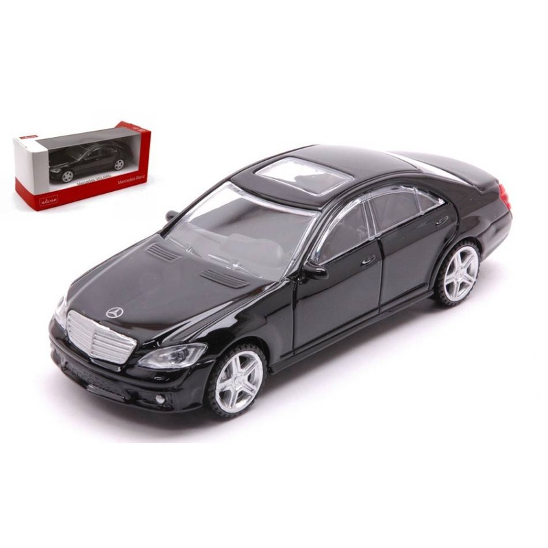 SCALE MODEL COMPATIBLE WITH MERCEDES S63 AMG BLACK 1:43 RASTAR RAT37100BK