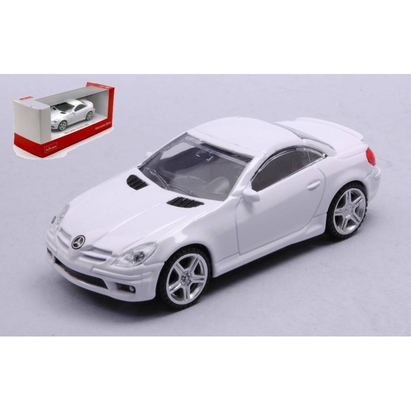 SCALE MODEL COMPATIBLE WITH MERCEDES SLK55 AMG WHITE 1:43 RASTAR RAT37200W