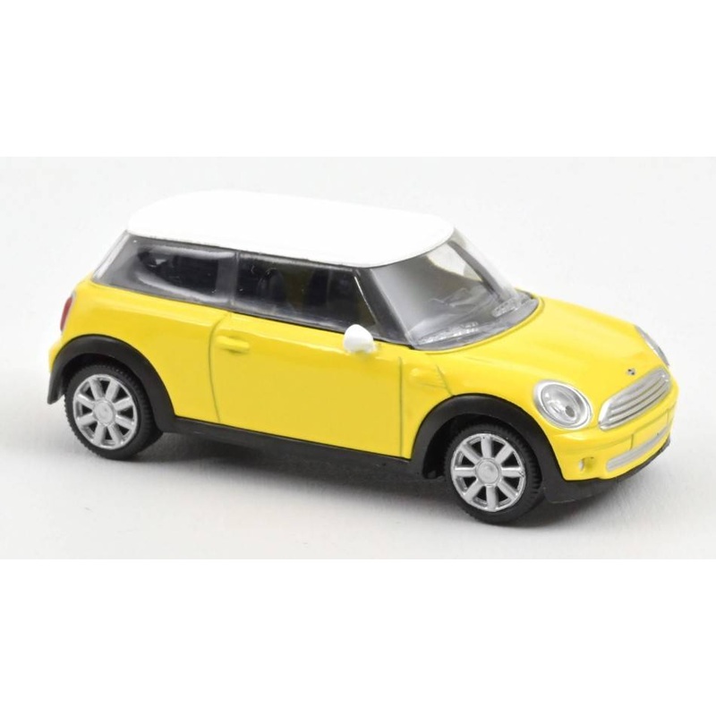 SCALE MODEL COMPATIBLE WITH MINI COOPER ONE 2006 MELLOW YELLOW 1:54 NOREV NV310519