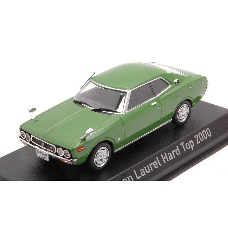 SCALE MODEL COMPATIBLE WITH NISSAN LAUREL HARD TOP 2000 1972 GREEN 1:43 NOREV NV420177