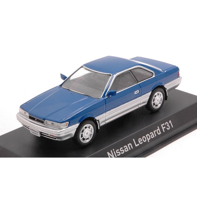SCALE MODEL COMPATIBLE WITH NISSAN LEOPARD F31 1986 BLUE METALLIC 1:43 NOREV NV420179