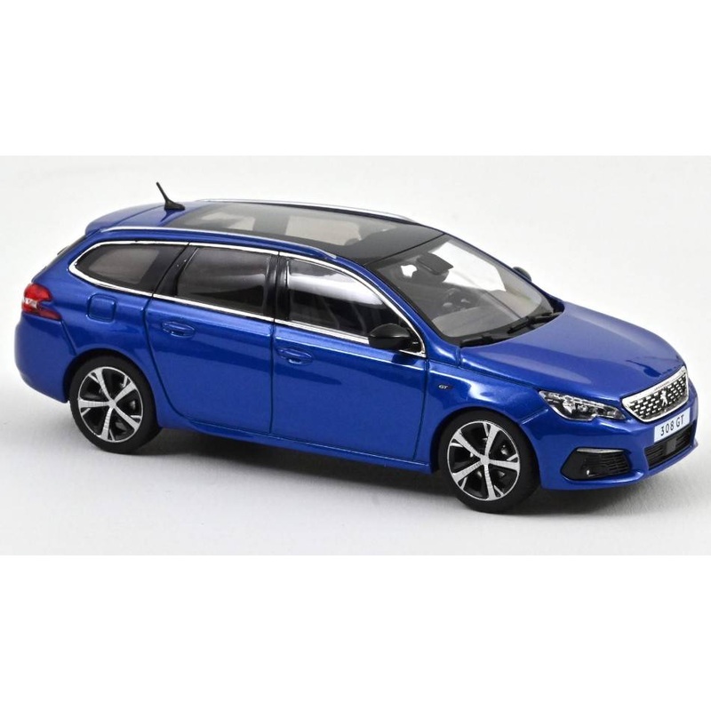 SCALE MODEL COMPATIBLE WITH PEUGEOT 308 SW GT 2020 VERTIGO BLUE 1:43 NOREV NV473940