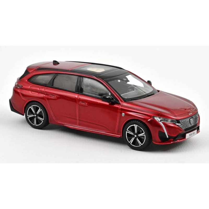 SCALE MODEL COMPATIBLE WITH PEUGEOT 308 SW GT 2021 ELIXIR RED 1:43 NOREV NV473938