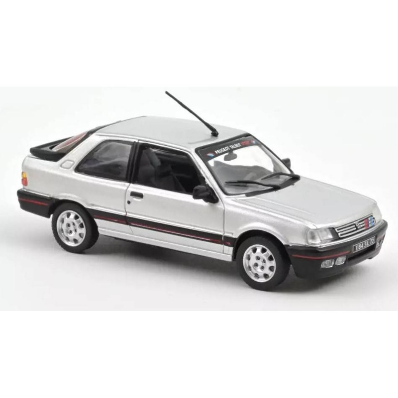 SCALE MODEL COMPATIBLE WITH PEUGEOT 309 GTi 1987 FUTURA GRAY WITH PTS DECO 1:43 NOREV NV473910