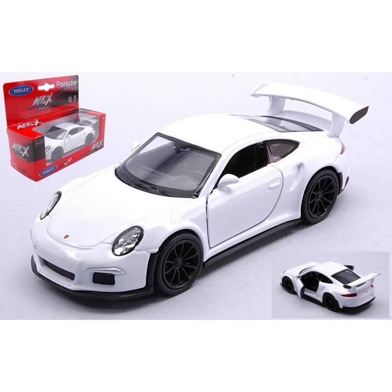 SCALE MODEL COMPATIBLE WITH PORSCHE 911 GT3 RS WHITE cm11 WELLY WE43746WW