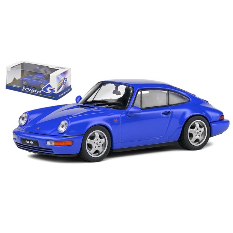 SCALE MODEL COMPATIBLE WITH PORSCHE 964 RS 1992 BLUE 1:43 SOLID SL4312901