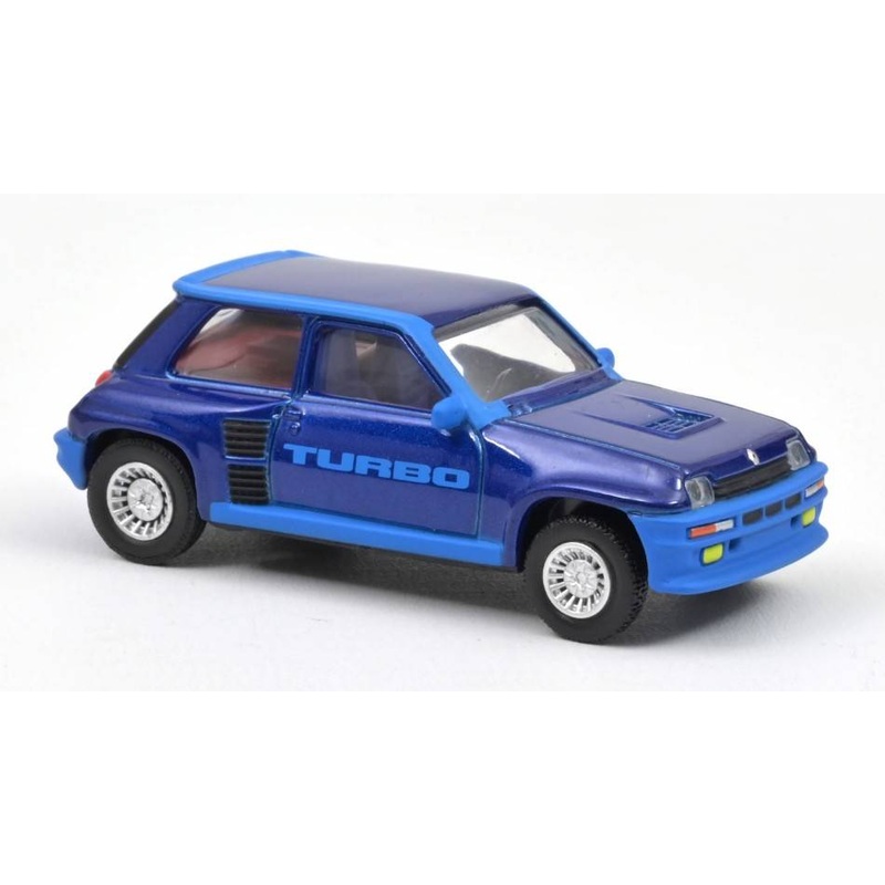 SCALE MODEL COMPATIBLE WITH RENAULT 5 TURBO 1980 OLYMPE BLUE 1:54 NOREV NV310930