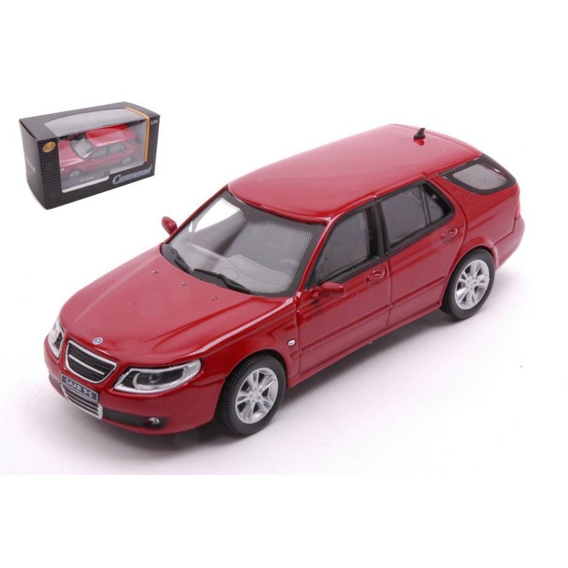 SCALE MODEL COMPATIBLE WITH SAAB 9.5 1998 COMBI METALLIC RED 1:43 CARARAMA CA4-46680