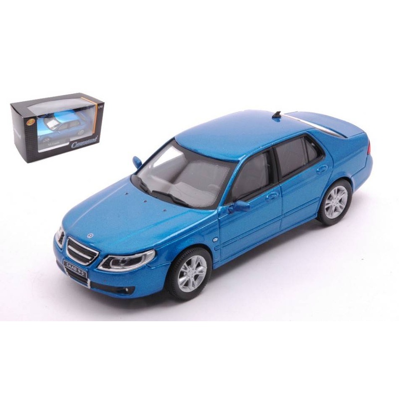 SCALE MODEL COMPATIBLE WITH SAAB 9.5 AERO METALLIC BLUE 1:43 CARARAMA CA4-46550