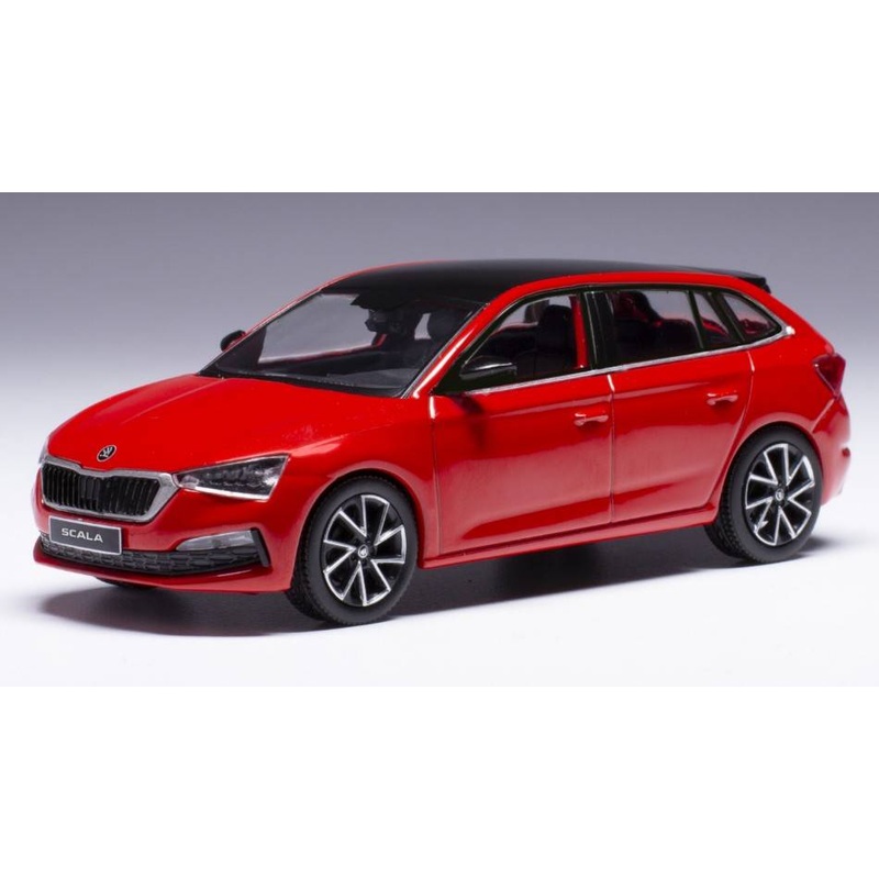 SCALE MODEL COMPATIBLE WITH SKODA SCALA 2019 RED 1:43 IXO MODEL CLC527