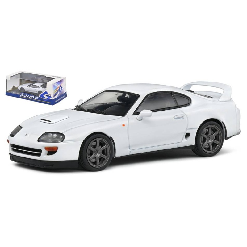 SCALE MODEL COMPATIBLE WITH TOYOTA SUPRA MK.4 2001 WHITE 1:43 SOLID SL4314001
