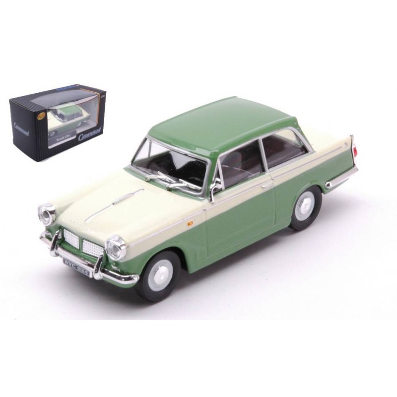 SCALE MODEL COMPATIBLE WITH TRIUMPH HERALD 1200 LIGHT GREEN/DARK GREEN 1:43 CARARAMA CA416860