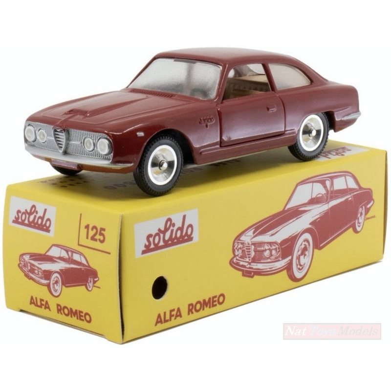 SCALE MODEL COMPATIBLE WITH ALFA ROMEO 2600 S ROUGE CLUB SOLIDO 1:43 SOLIDO SL1001251