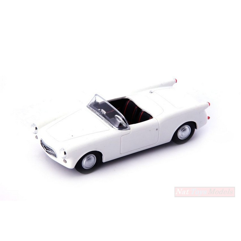 SCALE MODEL COMPATIBLE WITH AUTO UNION DKW MICHAUX SPIDER 1954 WHITE 1:43 AUTOCULT ATC02021