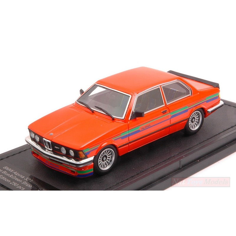 SCALE MODEL COMPATIBLE WITH BMW 3 SERIES 323 C1 2.3 ALPINA 1983 ORANGE 1:43 TOPMARQUES TM43-05B
