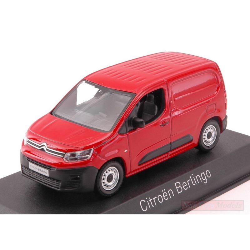 SCALE MODEL COMPATIBLE WITH CITROEN BERLINGO VAN 2018 RED 1:43 NOREV NV155771