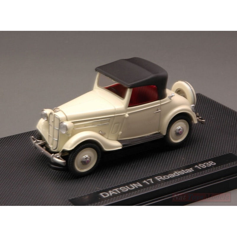 SCALE MODEL COMPATIBLE WITH DATSUN 17 ROADSTAR 1938 CREAM 1:43 EBBRO EB44537