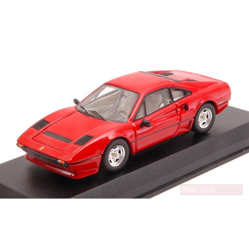 SCALE MODEL COMPATIBLE WITH FERRARI 208 GTB TURBO 1982 RED 1:43 BEST MODEL BT9325-2