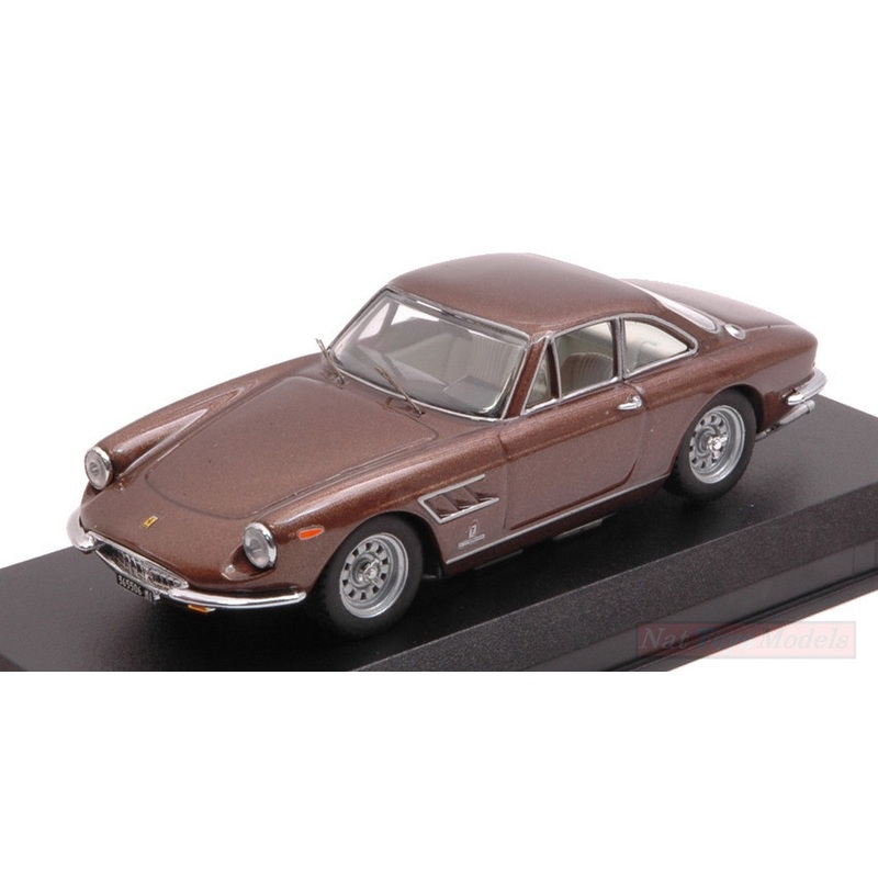 SCALE MODEL COMPATIBLE WITH FERRARI 330 GTC 1969 BROWN METALLIC 1:43 BEST MODEL BT9772