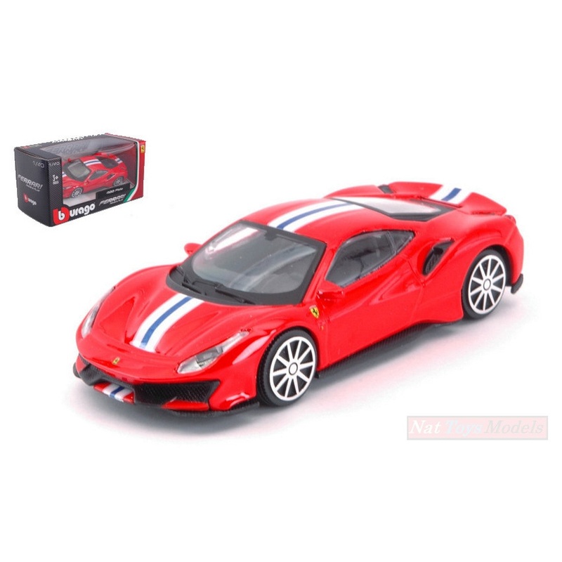 SCALE MODEL COMPATIBLE WITH FERRARI 488 PISTA 1:43 BURAGO BU36052
