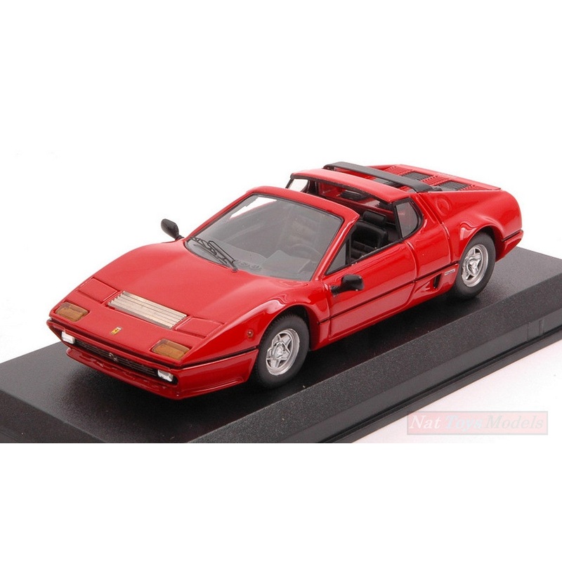 SCALE MODEL COMPATIBLE WITH FERRARI 512 BB TARGA 1981 CONVERTED BY AUTOKRAFT RED 1:43 BEST MODEL BT9782