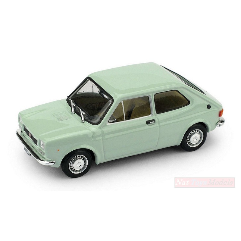 SCALE MODEL COMPATIBLE WITH FIAT 127 1st SERIES 1971 LIGHT GREEN 1:43 BRUMM BM0500-11