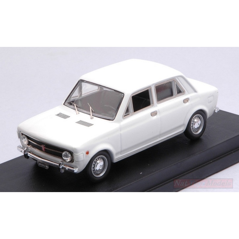 SCALE MODEL COMPATIBLE WITH FIAT 128 4 DOORS 1969 WHITE 1:43 RIO RI4618
