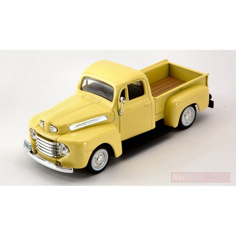 SCALE MODEL COMPATIBLE WITH FORD PICK UP F 1 1948 YELLOW 1:43 LUCKY DIE CAST LDC94212Y