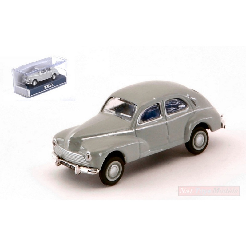 SCALE MODEL COMPATIBLE WITH PEUGEOT 203 1955 GRAY 1:87 NOREV NV472372