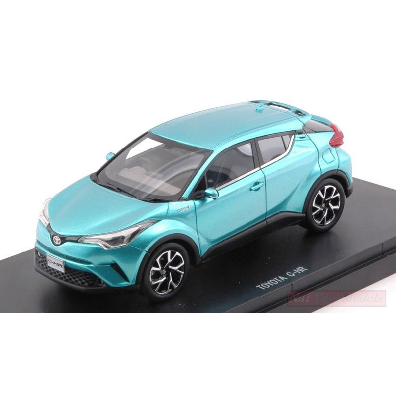 SCALE MODEL COMPATIBLE WITH TOYOTA C-HR 2016 RADIANT GREEN METALLIC 1:43 EBBRO EB45602