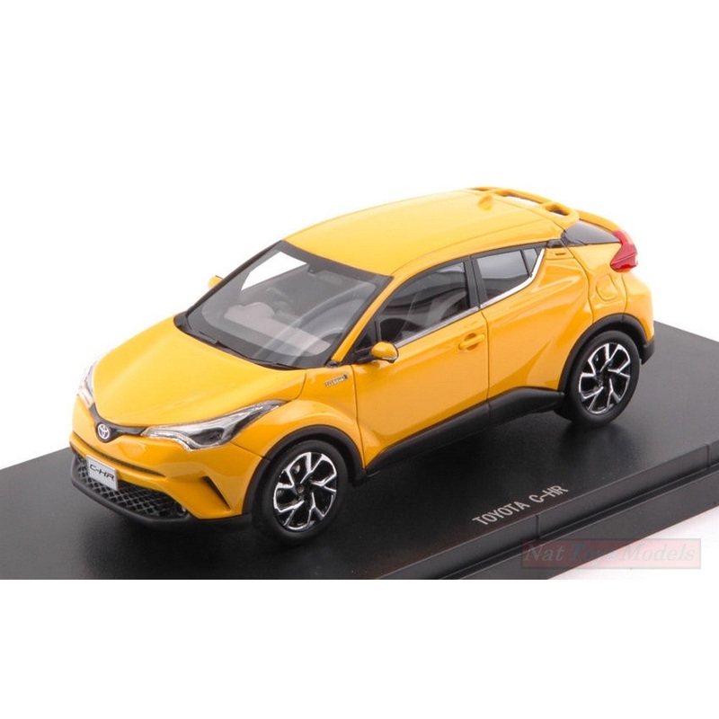 SCALE MODEL COMPATIBLE WITH TOYOTA C-HR 2016 YELLOW 1:43 EBBRO EB45601